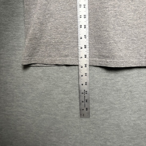 Polo Ralph LaurenJeans Co. TShirt Ringer Crew Neck USA Flag Logo Gray Tee Men L - Picture 6 of 10